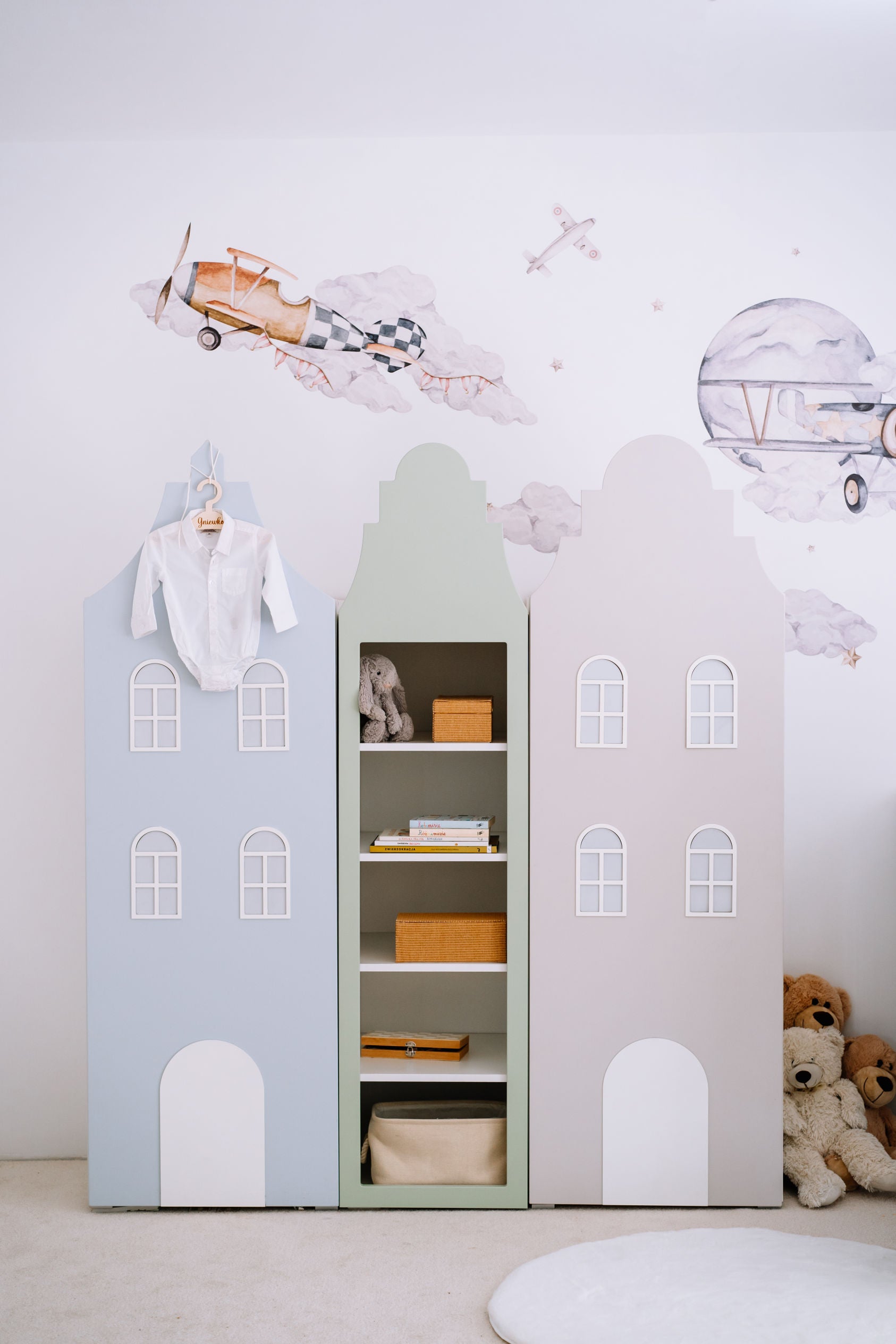 Kinder Bücherregal Elias in Farbe von Domo Kids