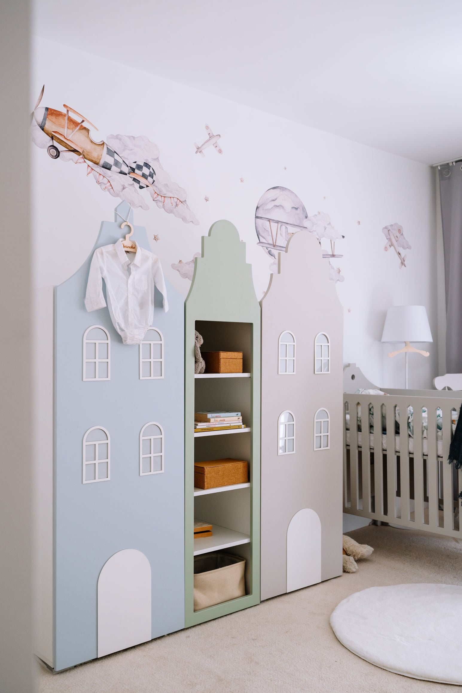 Kinder Bücherregal Elias in Farbe von Domo Kids