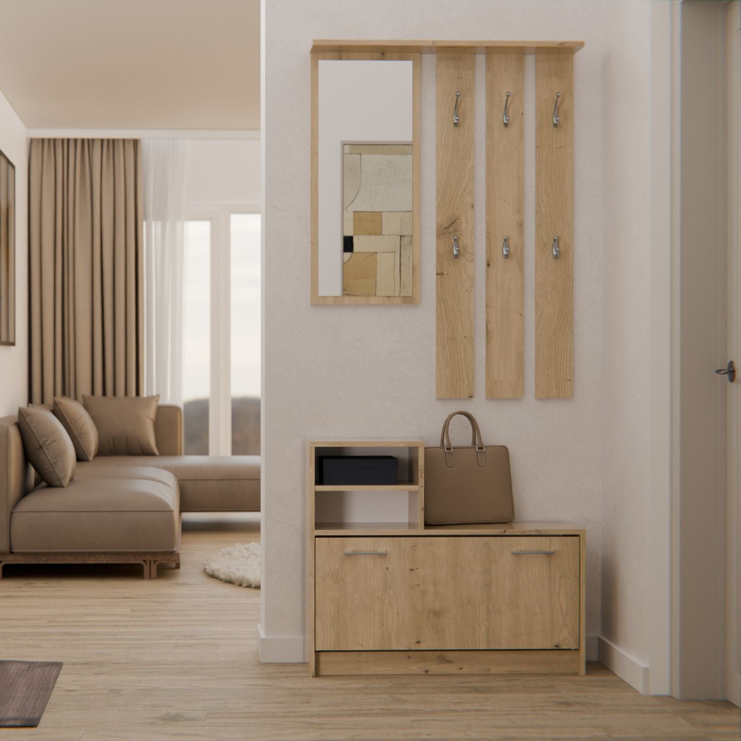 Praktische Lösungen für schmale Flure und Eingangsbereiche