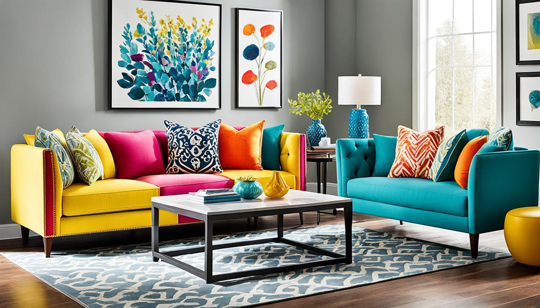 Mut zur Farbe für deine Wohnzimmermöbel