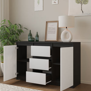 Mikel Sideboard 120 cm / 3 Schubladen in Farbe von kommodly