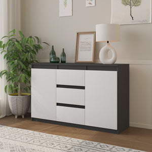 Mikel Sideboard 120 cm / 3 Schubladen in Farbe von kommodly