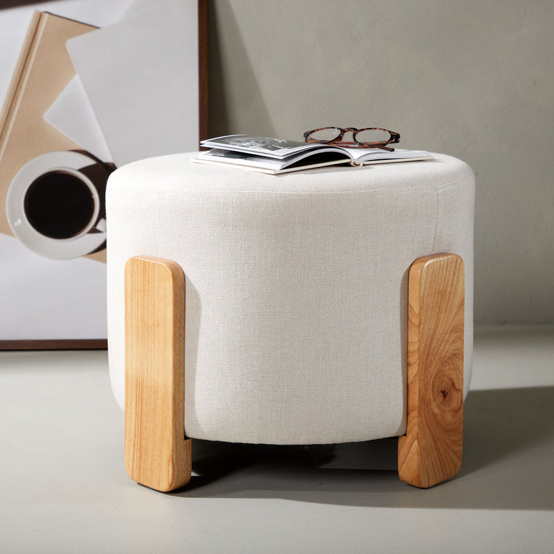Hocker Paco in Farbe Weiß von kommodly