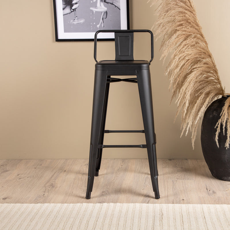 Barhocker Kai 4er Pack in Farbe Schwarz von kommodly