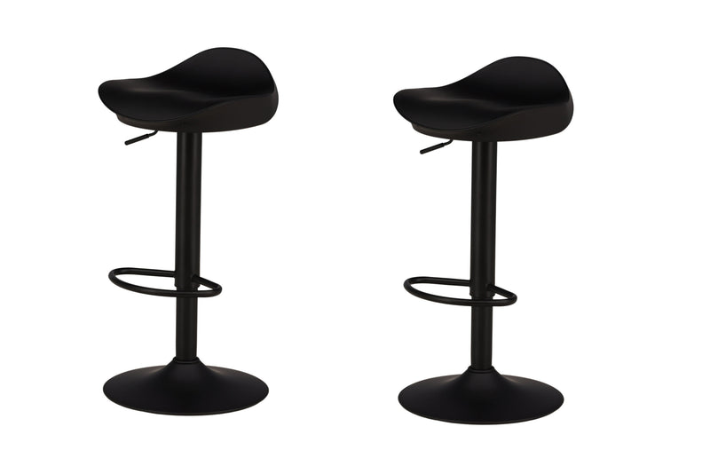 Barhocker Voya 2er Set Schwarz in Farbe von kommodly