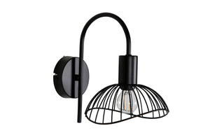 Wandlampe Vela Schwarz in Farbe von kommodly