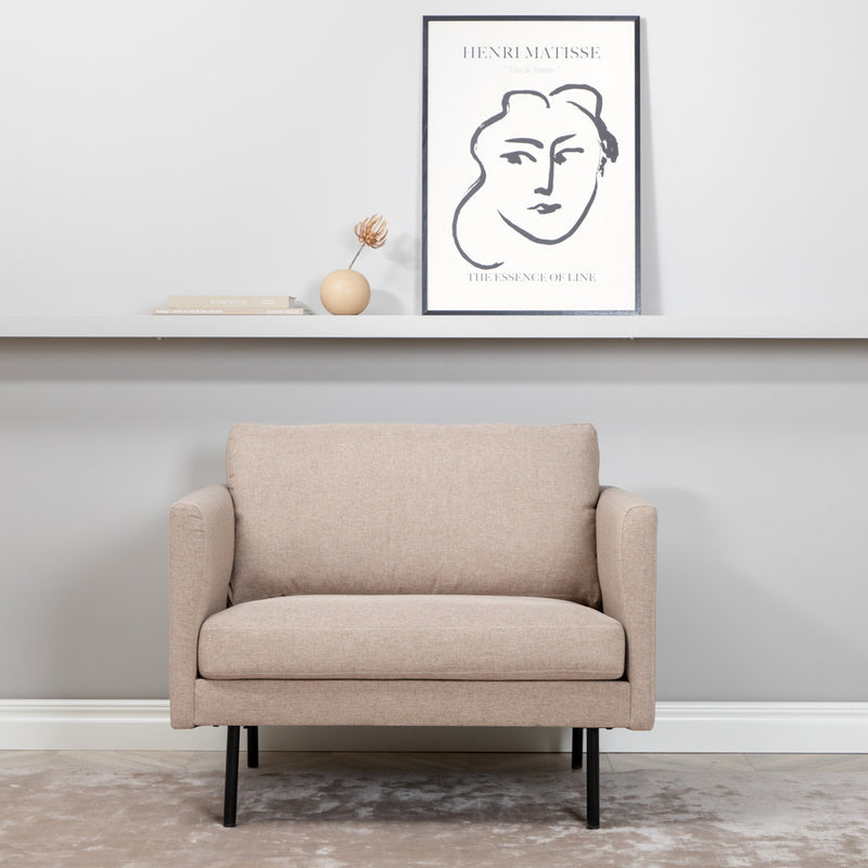 Sessel Fino in Farbe Beige von kommodly