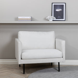 Sessel Fino in Farbe Hellbeige von kommodly