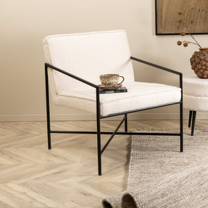 Sessel Dova in Farbe Off-White von kommodly
