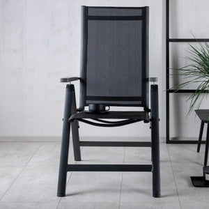 Klappstuhl Vayo 2er Set in Farbe Schwarz von kommodly
