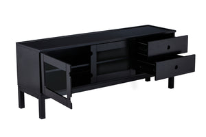 TV-Lowboard Sivo Schwarz in Farbe von kommodly