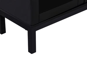 TV-Lowboard Sivo Schwarz in Farbe von kommodly