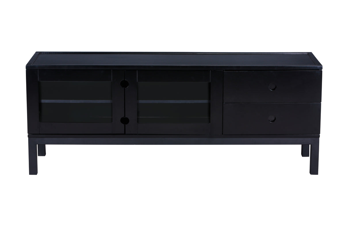 TV-Lowboard Sivo Schwarz in Farbe von kommodly