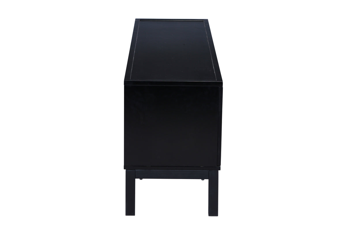 TV-Lowboard Sivo Schwarz in Farbe von kommodly