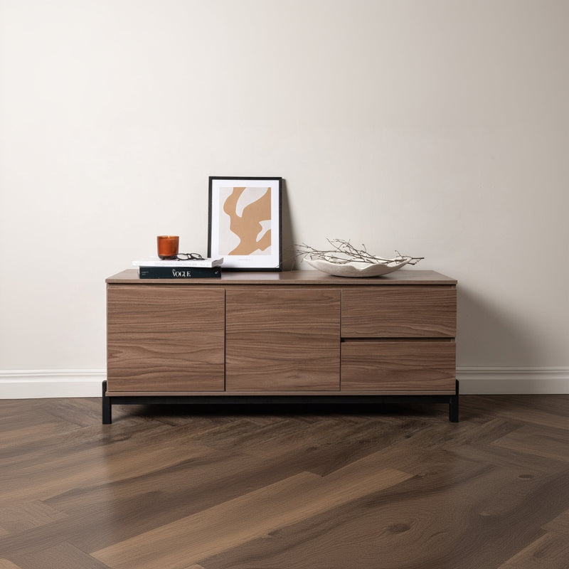 Sideboard Sora in Farbe Walnuss von kommodly