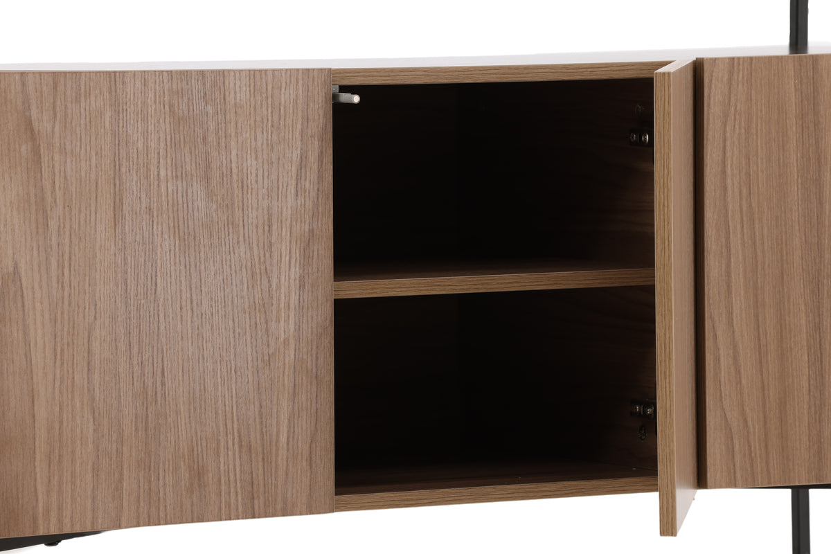 Sideboard Rivo Walnuss in Farbe von kommodly