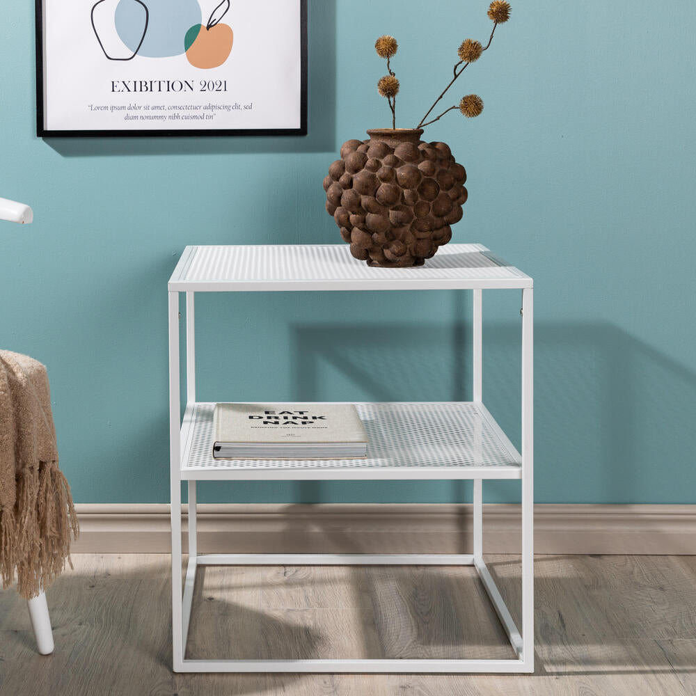 Beistelltisch Neto in Farbe Weiß von Kommodly