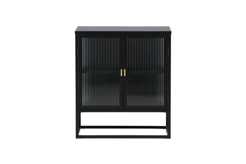 Vitrinenschrank Kiko Beige in Farbe von kommodly
