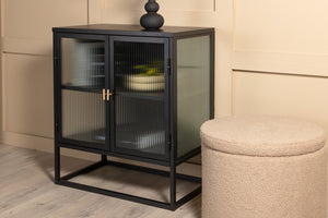 Vitrinenschrank Kiko Beige in Farbe von kommodly