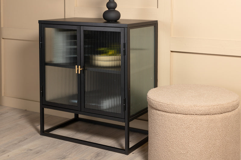 Vitrinenschrank Kiko Beige in Farbe von kommodly