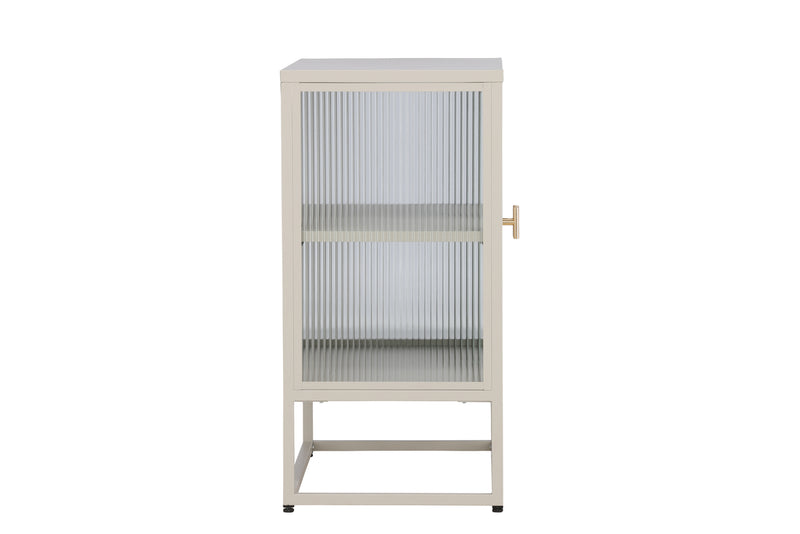 Vitrinenschrank Kiko Beige in Farbe von kommodly