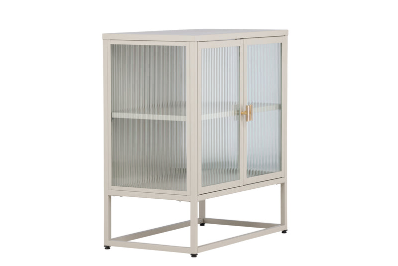Vitrinenschrank Kiko Beige in Farbe von kommodly
