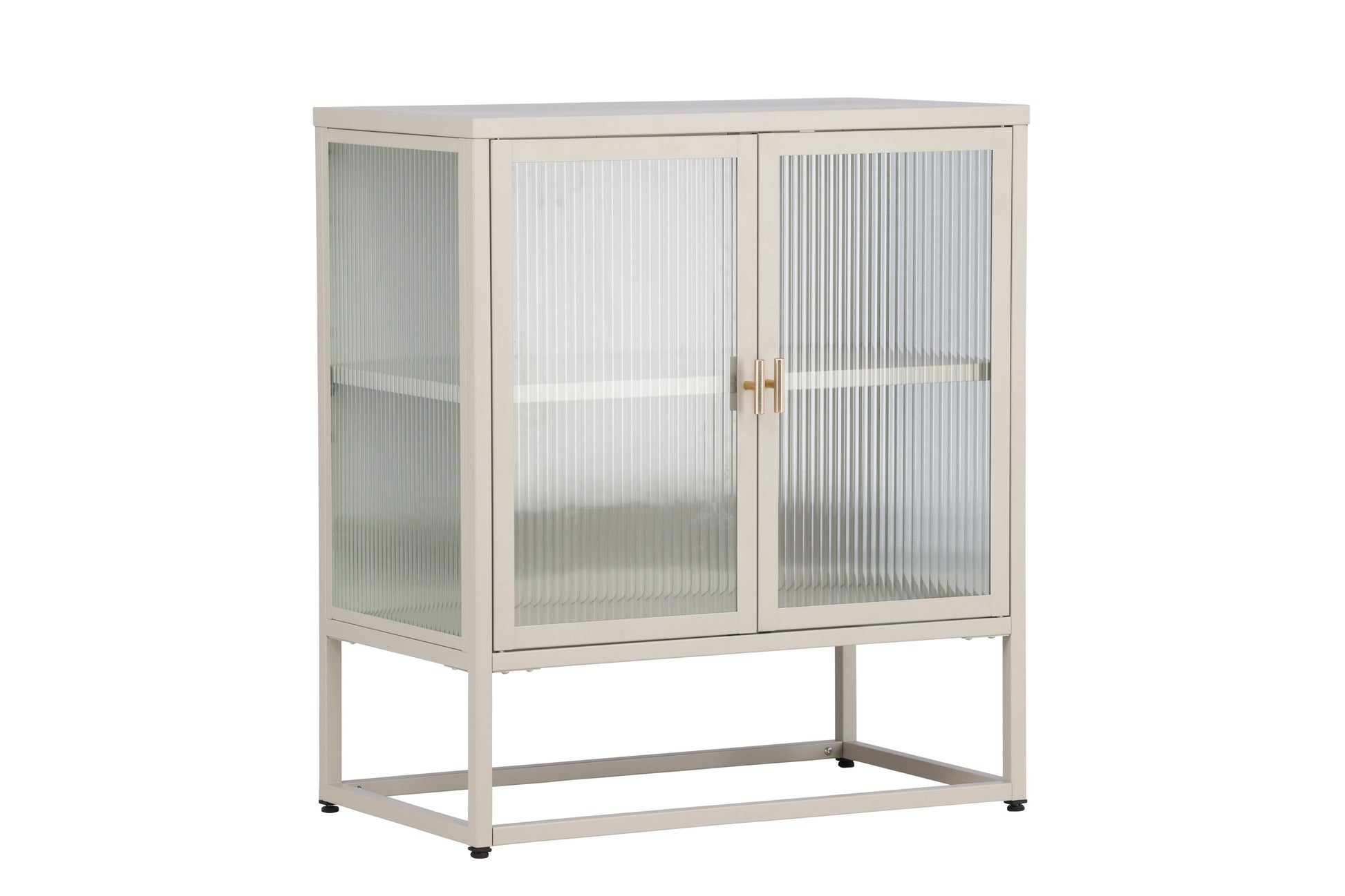 Vitrinenschrank Kiko Beige in Farbe von kommodly