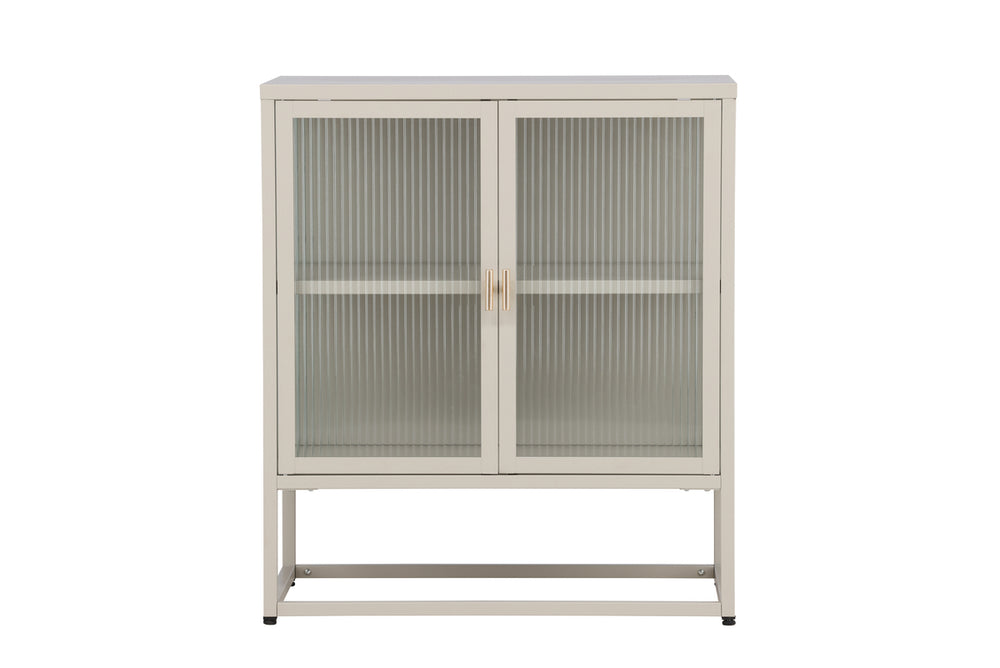 Vitrinenschrank Kiko Beige in Farbe von kommodly