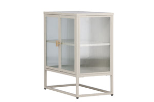 Vitrinenschrank Kiko Beige in Farbe von kommodly