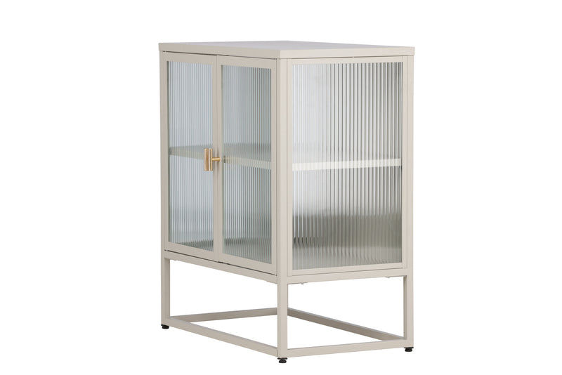 Vitrinenschrank Kiko Beige in Farbe von kommodly