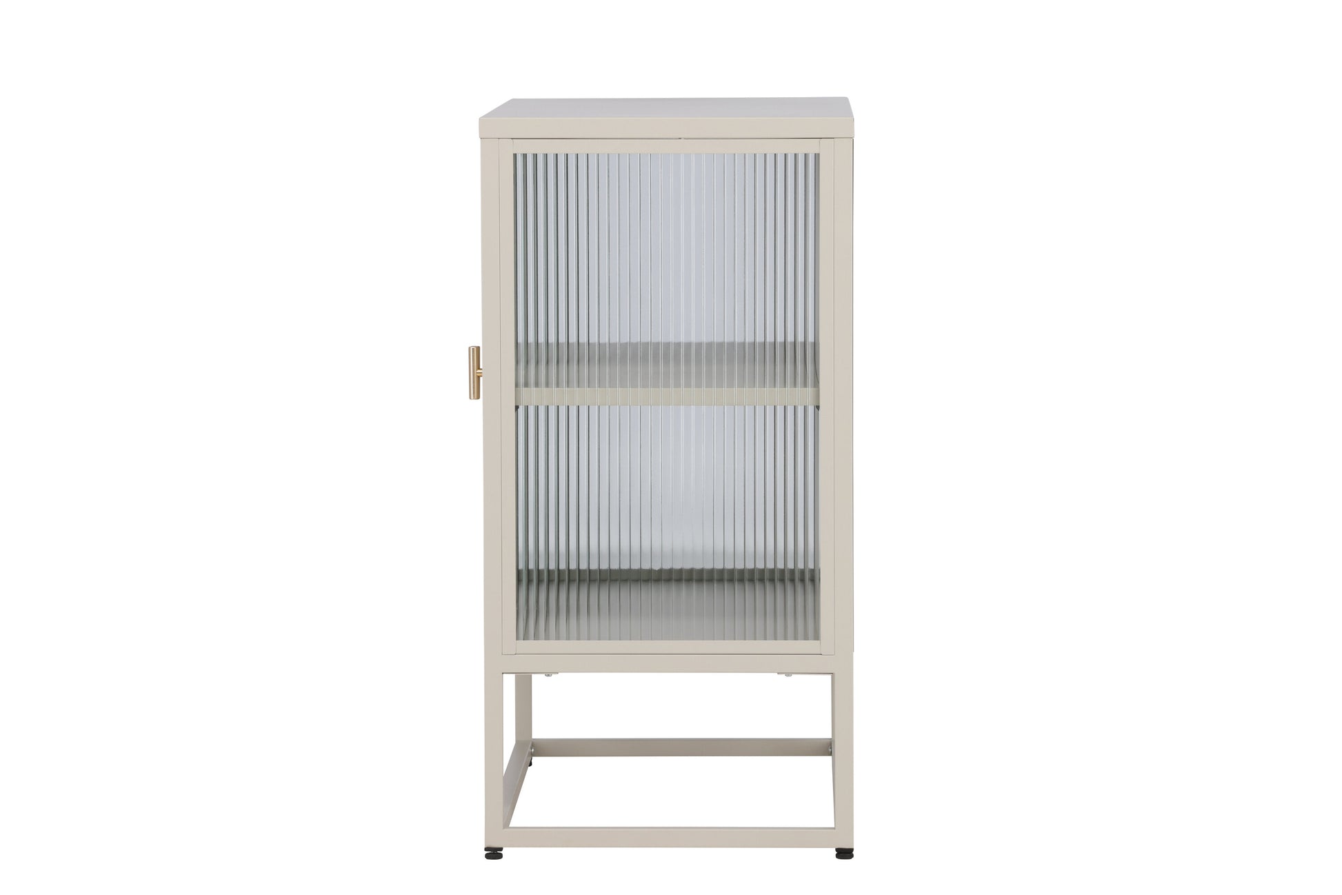 Vitrinenschrank Kiko Beige in Farbe von kommodly