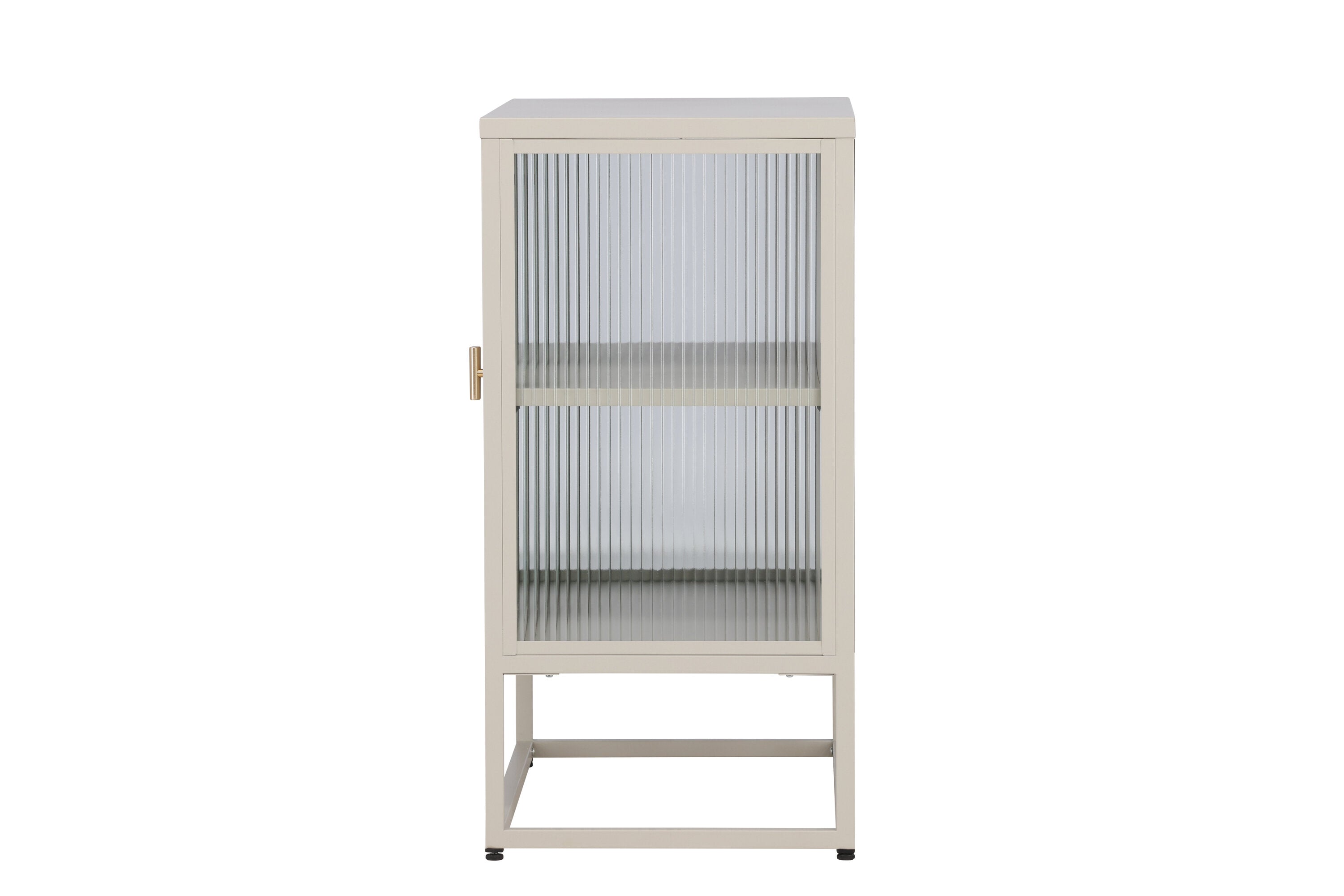 Vitrinenschrank Kiko Beige in Farbe von kommodly