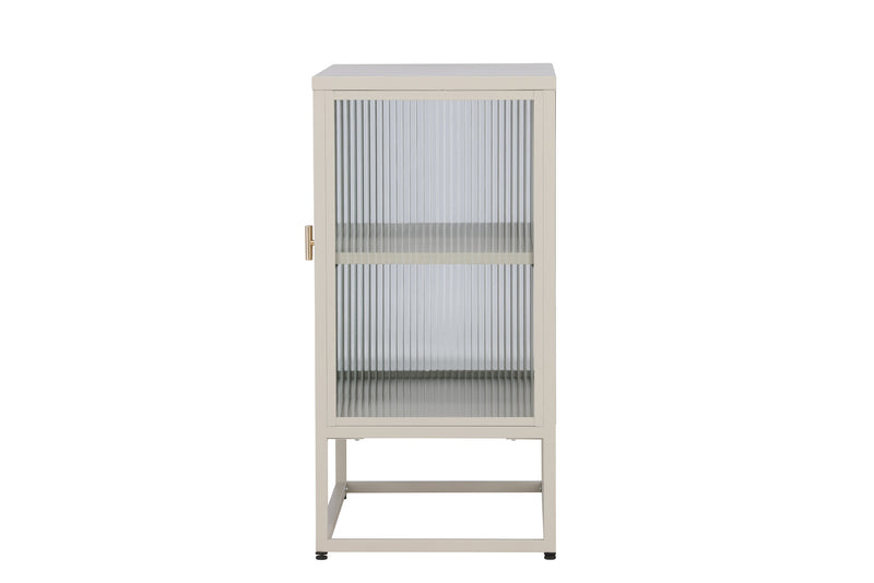 Vitrinenschrank Kiko Beige in Farbe von kommodly