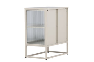 Vitrinenschrank Kiko Beige in Farbe von kommodly