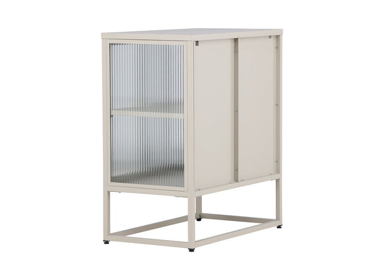 Vitrinenschrank Kiko Beige in Farbe von kommodly