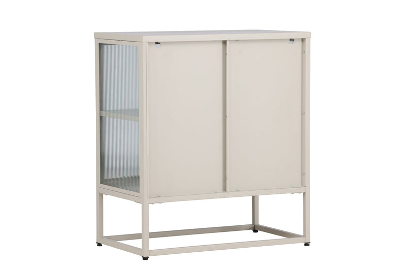 Vitrinenschrank Kiko Beige in Farbe von kommodly