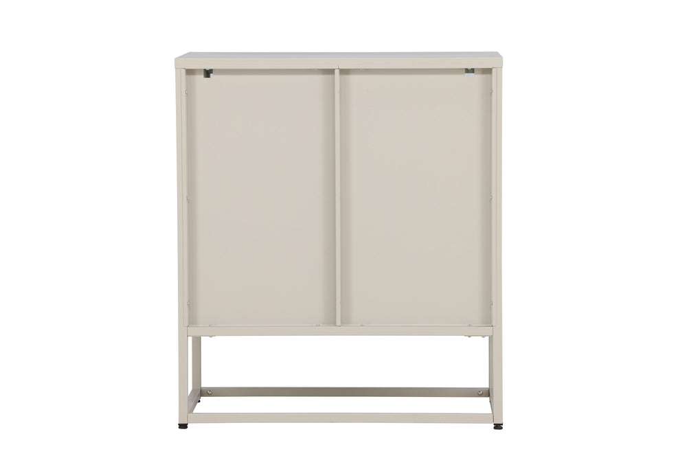Vitrinenschrank Kiko Beige in Farbe von kommodly