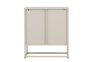 Vitrinenschrank Kiko Beige in Farbe von kommodly