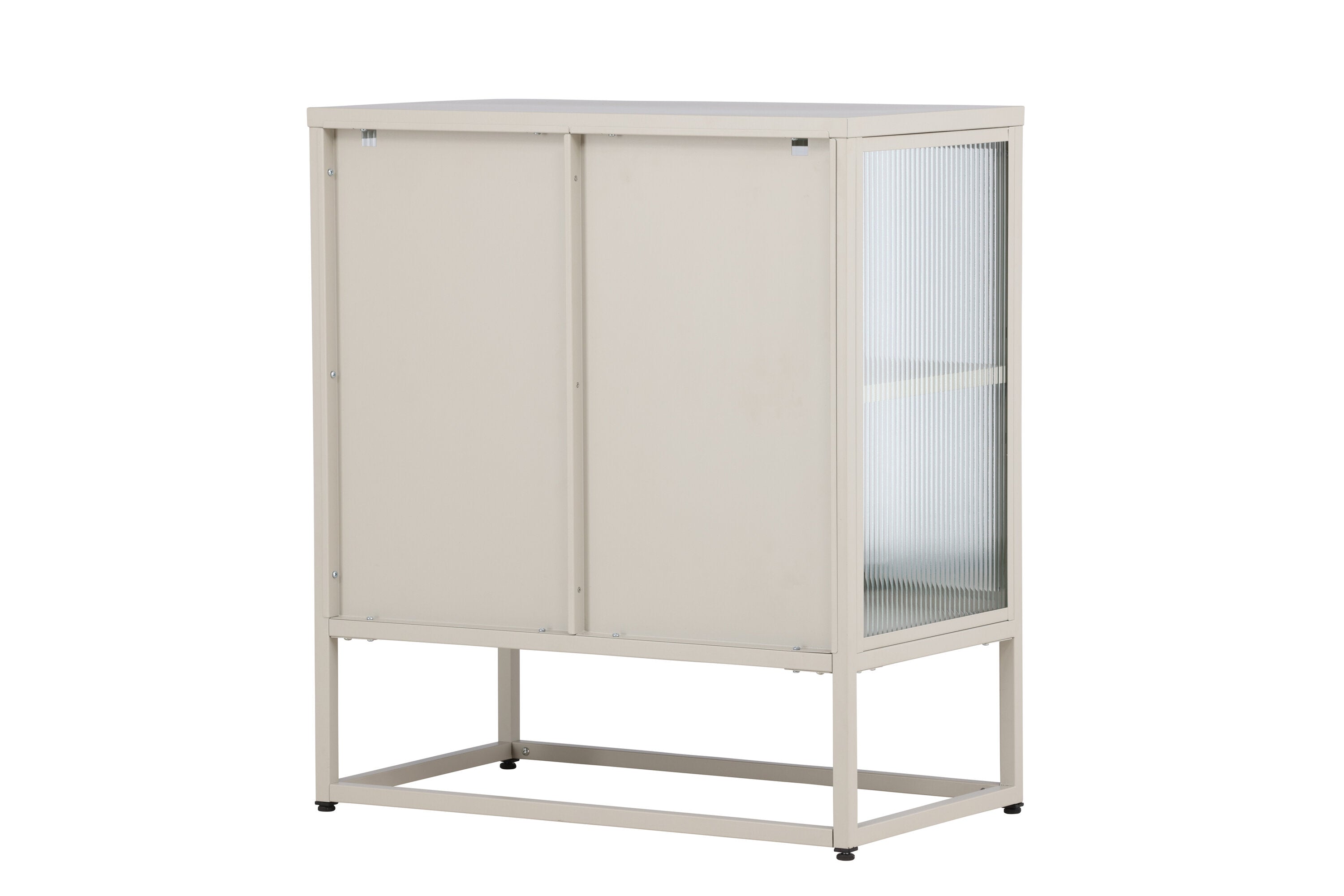 Vitrinenschrank Kiko Beige in Farbe von kommodly