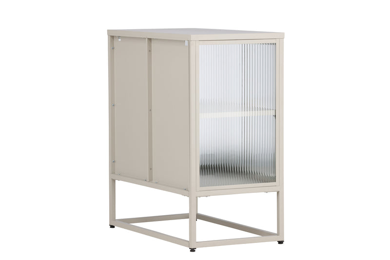 Vitrinenschrank Kiko Beige in Farbe von kommodly