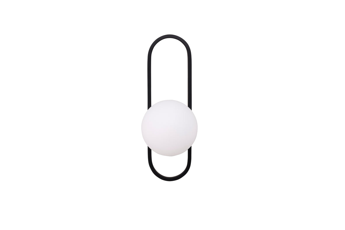 Wandlampe Lupa Schwarz in Farbe von kommodly