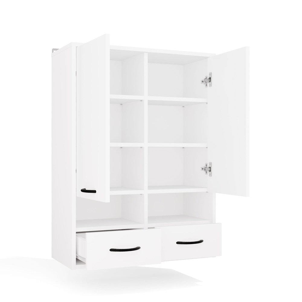 Wandhängeschrank Viva Weiß in Farbe von kommodly