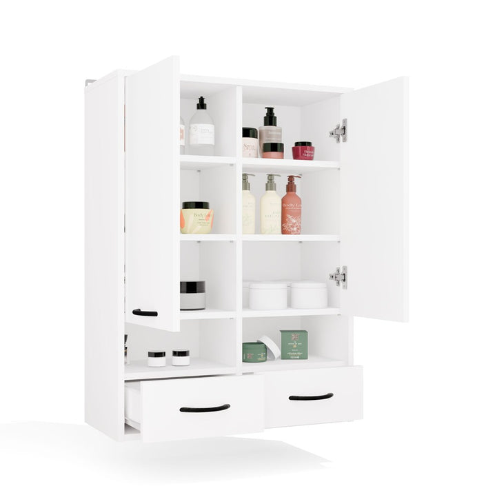 Wandhängeschrank Viva Weiß in Farbe von kommodly