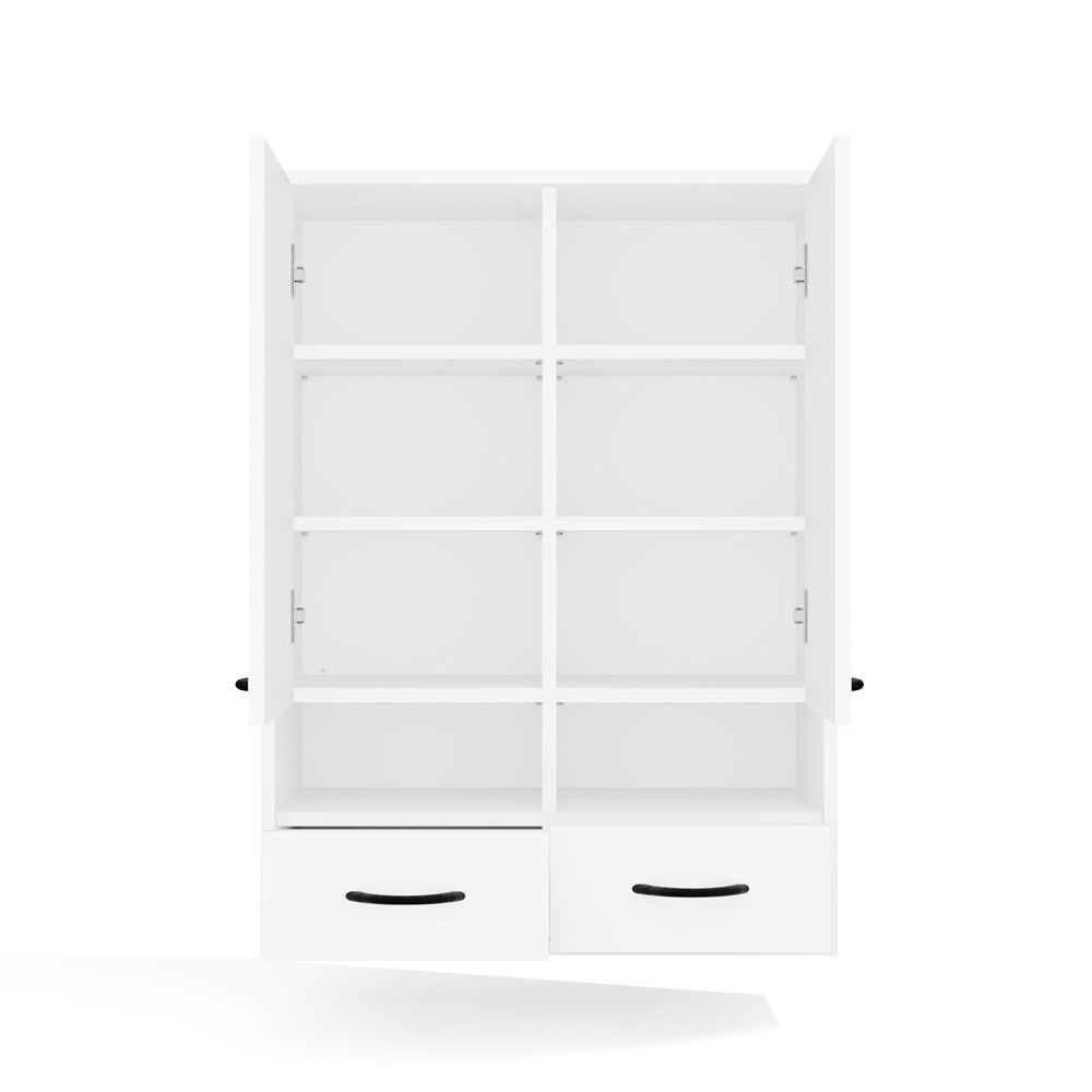 Wandhängeschrank Viva Weiß in Farbe von kommodly