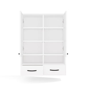 Wandhängeschrank Viva Weiß in Farbe von kommodly