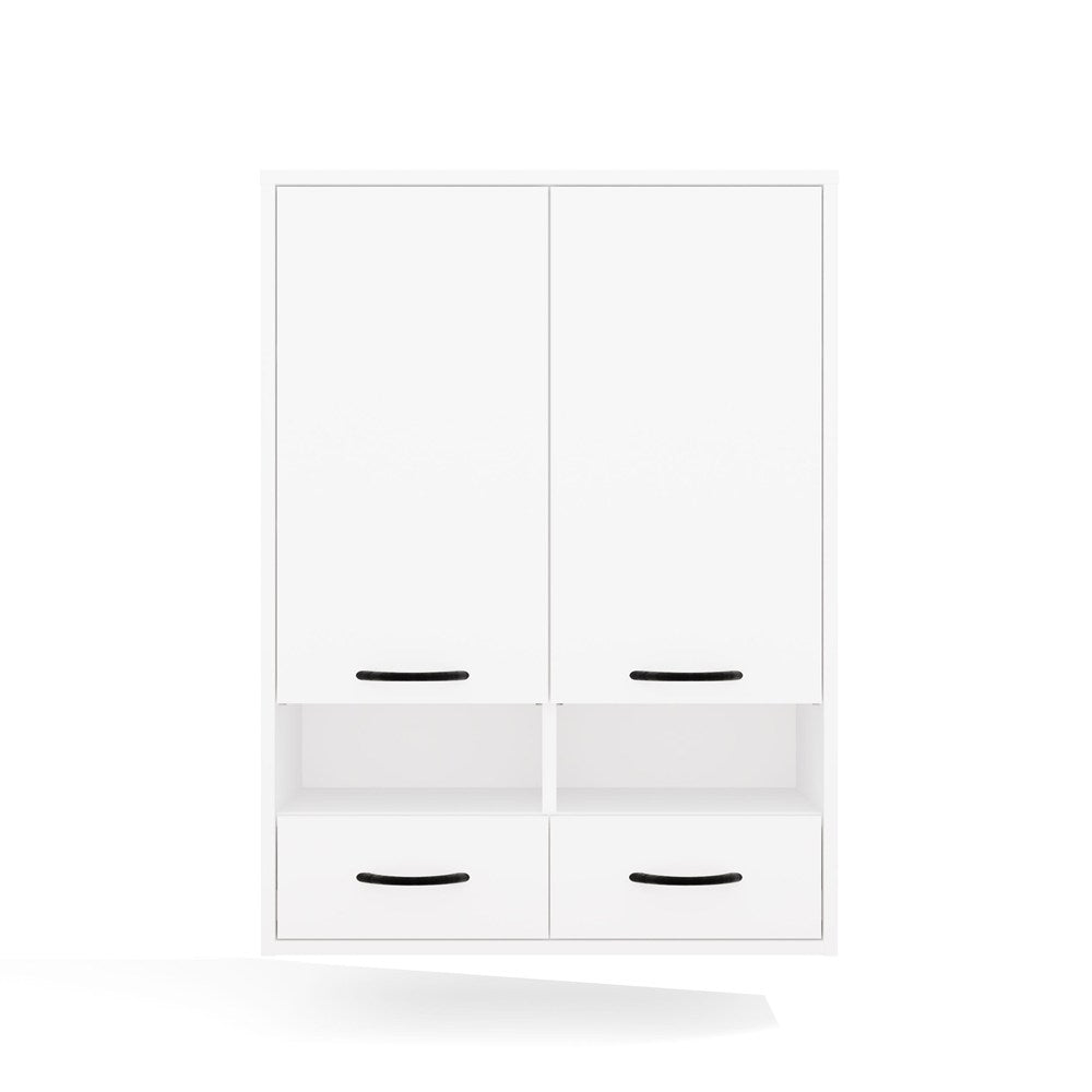 Wandhängeschrank Viva Weiß in Farbe von kommodly