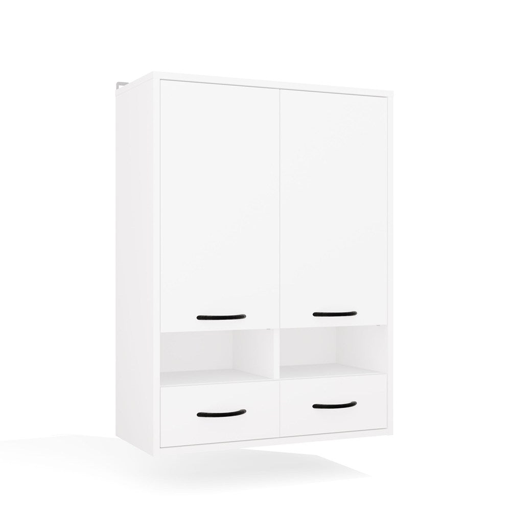 Wandhängeschrank Viva Weiß in Farbe von kommodly