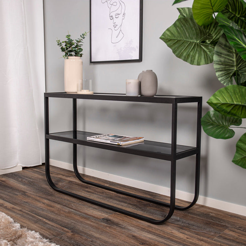 Nachttisch Lyna in Farbe Schwarz (112cm) von kommodly