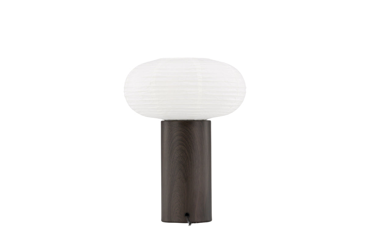 Tischlampe Nida Natur/Anthrazit in Farbe von kommodly