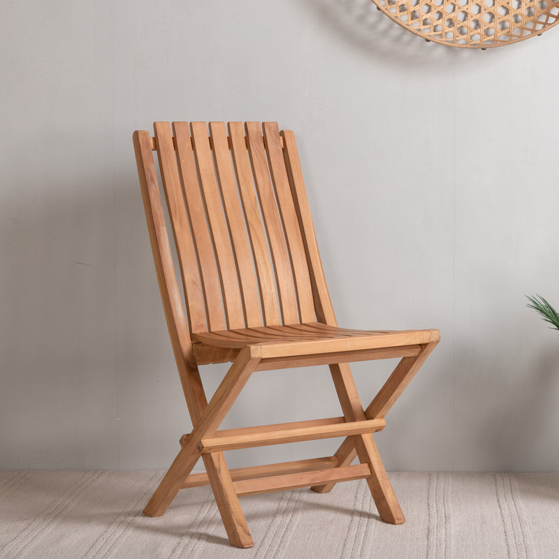 Klappstuhl Tako Teak Gold in Farbe Default Title von kommodly